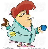 Fat Old Lady Cartoon