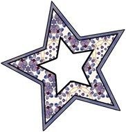 Purple Star Clip Art N3