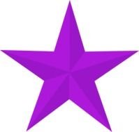 Purple Star Clip Art N5