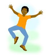 Jumping For Joy Clip Art Free
