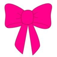 Pink Bow Clip Art