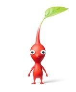 Red Pikmin as a graphic illustration