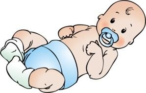 Baby Boy cute Clip Art drawing