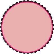 Scalloped Frame Clip Art