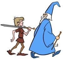 Featuring King Arthur Or Wart Merlin Archimedes Sir Ector Squirrel