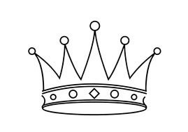 King Crown Coloring Page drawing