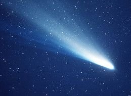 Comet Halley as a picture for clipart