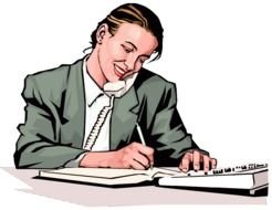 Office Phone as a graphic illustration