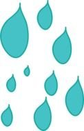 Clip Art Cartoon Raindrop