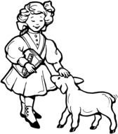Mary Had A Little Lamb darwing