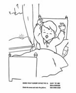 good morning in bed as a picture for clipart