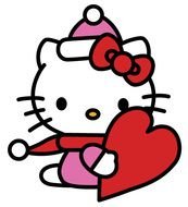 Hello Kitty Valentines Day Clip Art