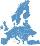 Europe Map Clip Art