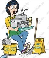 Slipping On Wet Floor Clip Art