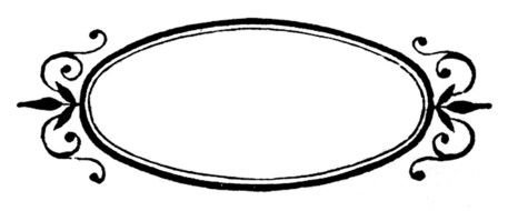 black Oval Shape drawing