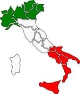Italy Map Clip Art