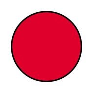 red Circle drawing