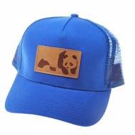 blue baseball cap