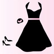 Little Black Dress drawing