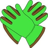 Gloved Hands Clip Art