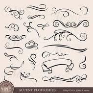 Vintage Scroll Clip Art
