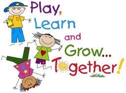 School play learn and grow drawing