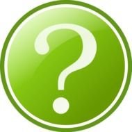 Green Question Mark Clip Art