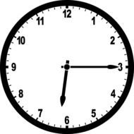 Printable Blank Clock Face