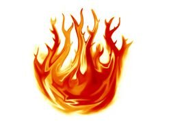 Cartoon Fire as a picture for clipart