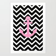 Pink Chevron Clip Art