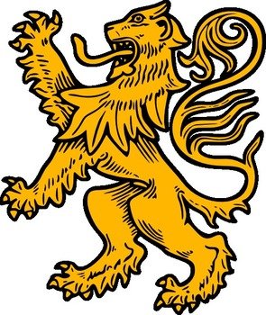 Rampant Lion Clip Art N5