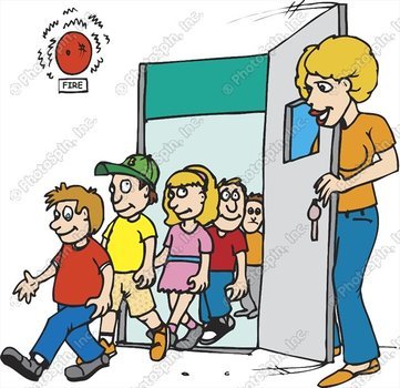 Fire Drill Clip Art