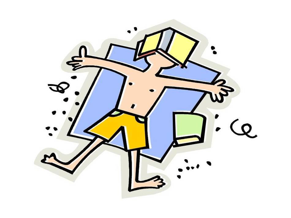 Lying In Summer Clipart