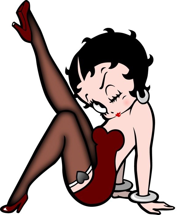 drawing betty boop