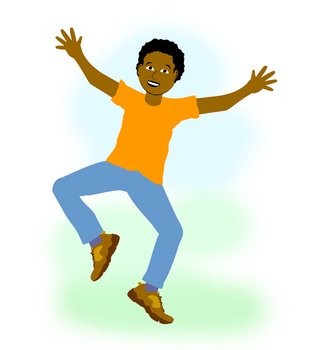 Jumping For Joy Clip Art Free