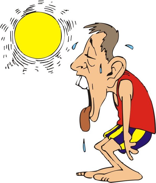 clipart of the Hot Temperature