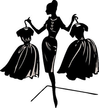 Fashion Silhouette Clip Art