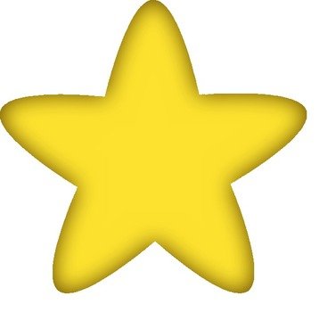 Rounded Star Clip Art N2