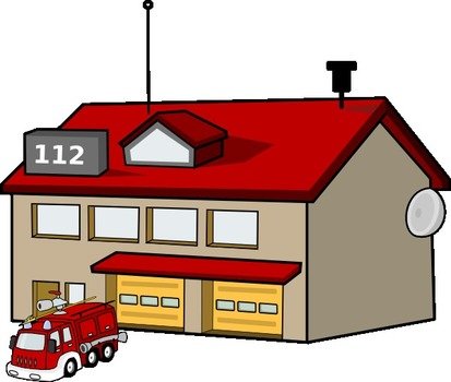 Fire Station Clip Art N2