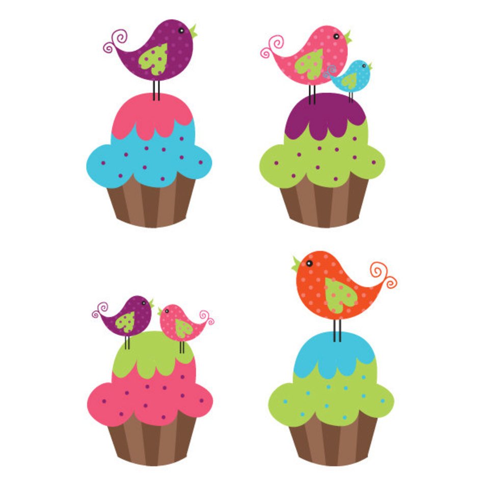 Cute Cupcake Clip Art