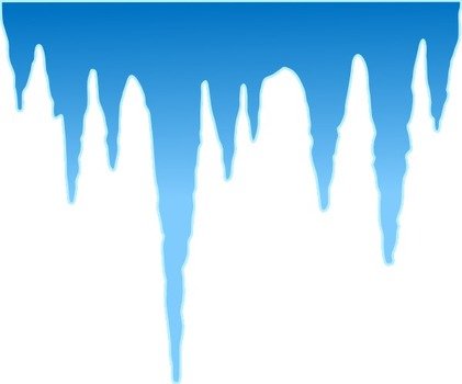 Icicle Border Clip Art N2