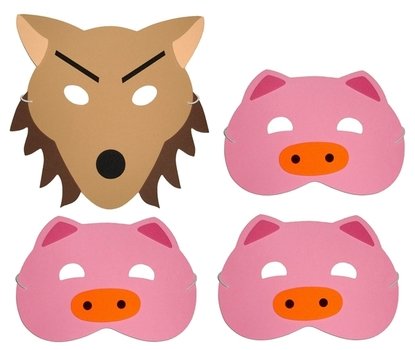 Three Little Pigs Masks
