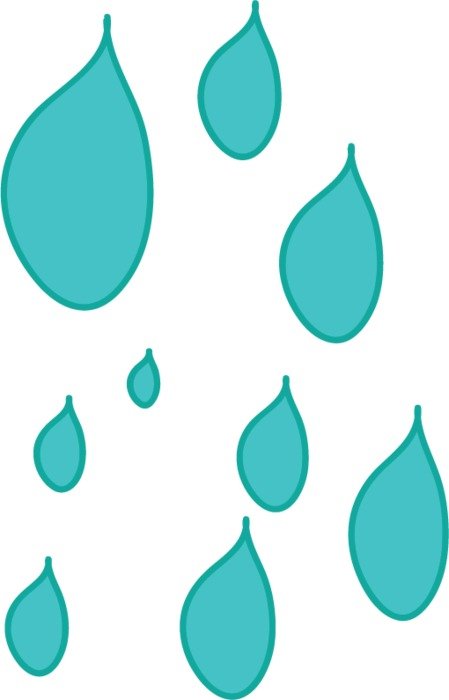 Clip Art Cartoon Raindrop