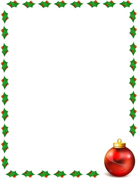 Free Christmas Clip Art Borders Frames N2