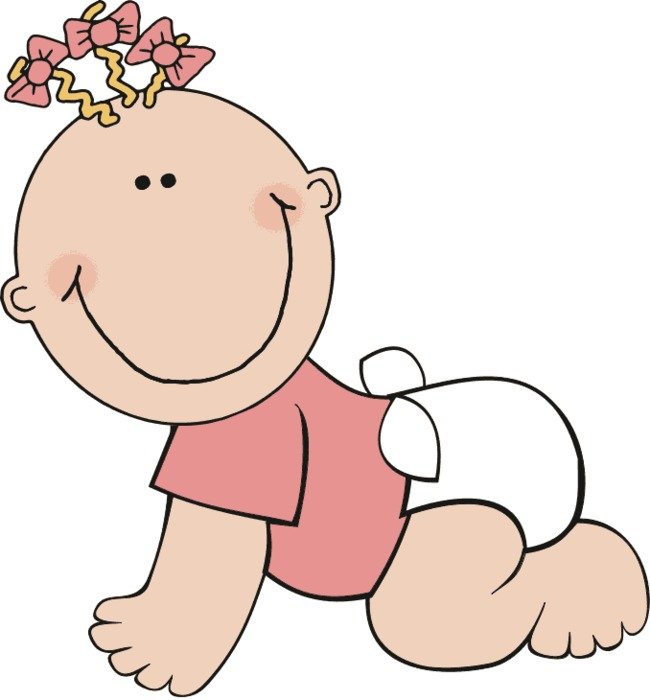 Baby Girl Clip Art N7