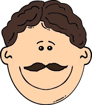 Man With Mustache Clip Art