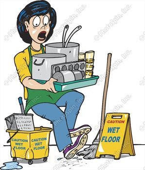 Slipping On Wet Floor Clip Art
