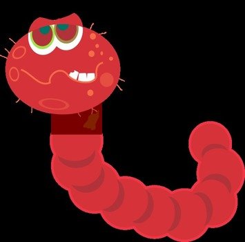 Computer Worm Clip Art
