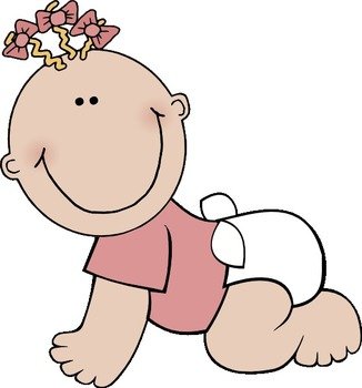 Baby Girl Clip Art N8