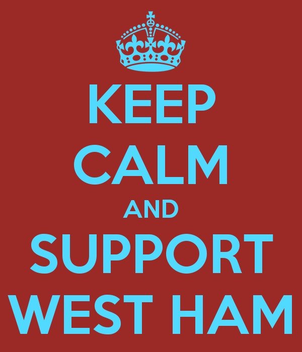 Keep Calm amp Support Westham After Reading Faux Pas